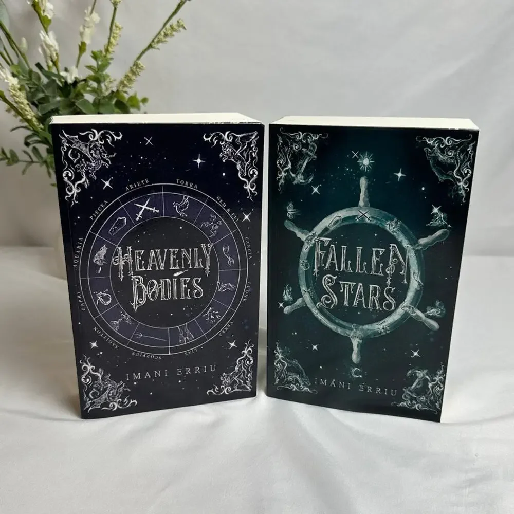 Heavenly Bodies Fallen Stars Imani Erriu OOP Indie Paperback 2 Book Set